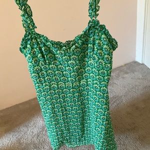 Green summary Zara dress
